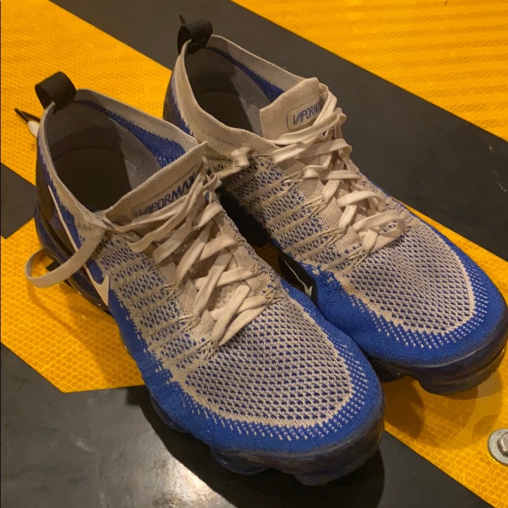 Racer blue/cream vapormaxes